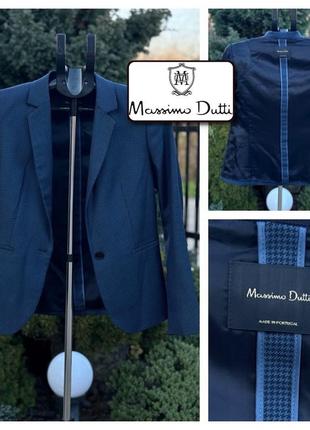 Massimo dutti оригинальный фирменный пиджак блейзер женский 100% wool