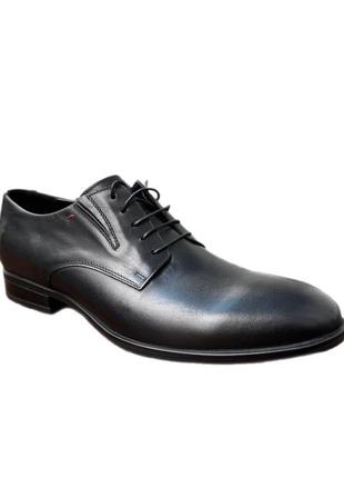Туфли мужские черные ikos 3815-1