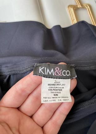 Сіра міді спідниця з кишенями юбка асиметрична вінтаж5 фото
