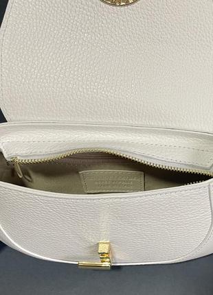 Біла шкіряна сумочка італія  🇮🇹  нова колекція8 фото