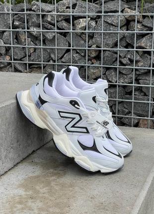 New balance 9060 ‘white black’10 фото