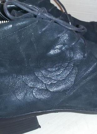 Gerry weber (неместя)-чудовые замшевые ботинки 39 размер (25,5 см)