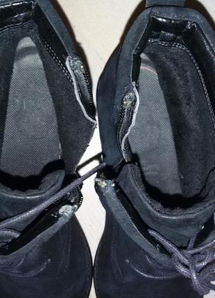 Gerry weber (неместя)-чудовые замшевые ботинки 39 размер (25,5 см)8 фото