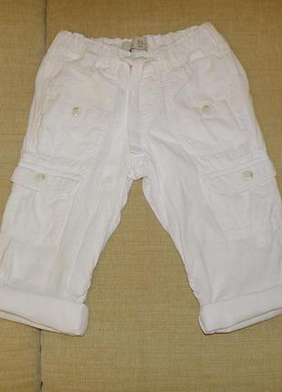 Класні базові капрі old navy на дівчинку (льон+район)