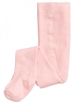 Колготки бавовняні для дівчинки h&m 0493103007 рожевий