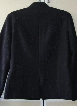 Жакет пиджак черный3 фото