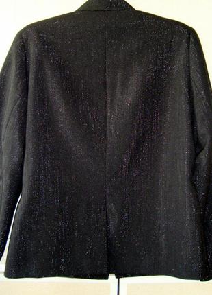 Жакет пиджак черный8 фото