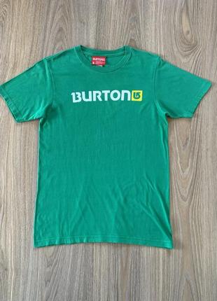 Мужская винтажная хлопковая футболка с принтом burton