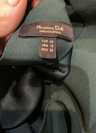 Неймовірна смарагдова сукня massimo dutti7 фото