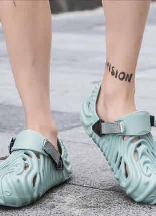 Стильні  крокси в стилі yeezy adidas