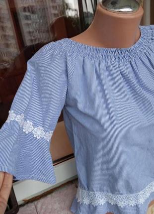 Блузка с вышивкой3 фото