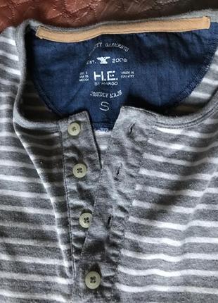 Лонгслив мужской (s,xs ) by mango