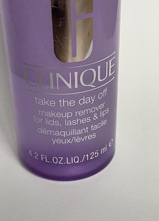 Clinique take the day off make up remover for lids, lashes&amp;lips2 фото