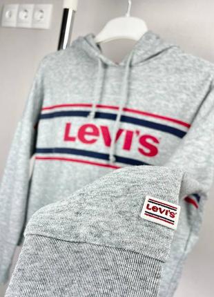 Укороченное худи levi’s оригинал кофта толстовка