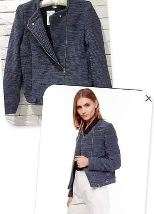 Брендовая красивая куртка жакет на молнии h&m этикетка