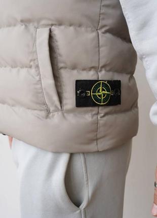 Стильная мужская жилетка stone island s, m, l, xl, xxl2 фото