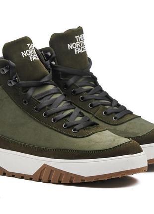 Чоловічі зимові шкіряні кросівки the north face