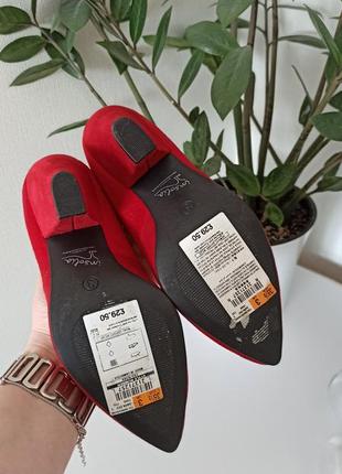 Красные туфли limited edition m&amp;s insolia4 фото