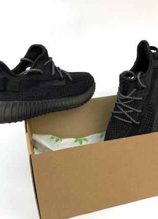 Adidas yeezy boost 350 black6 фото