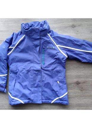 Куртка фиолетовая на 5-6 лет.1 фото
