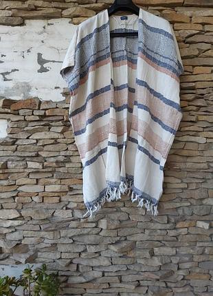 Стильний котонові кардиган накидка великого розміру