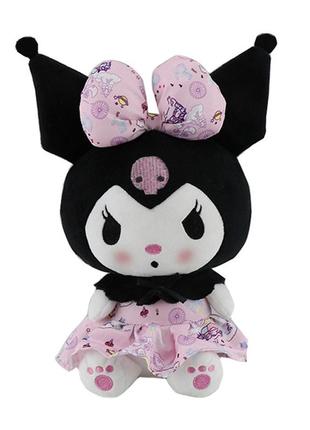 Игрушка куроми мягкая 25 см kuromi hello kitty плюш хеллоу китти аниме my melody