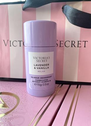 Дезодорант lavender &amp; vanilla relax victoria's secret - natural beauty deodorant