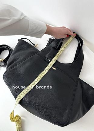 Женская кожаная сумочка dkny the medium effortless tote сумка тоут тоте шоппер оригинал кожа дкну на подарок жене девушке8 фото