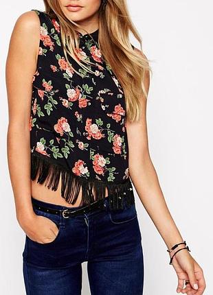 Блуза з бахромою asos
