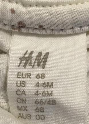 Комбинезон тедди h&amp;m 4-6 мес. , 68 см.6 фото