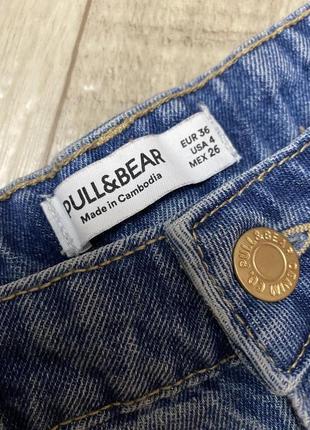 Джинсові шорти pull&amp;bear, р.s2 фото