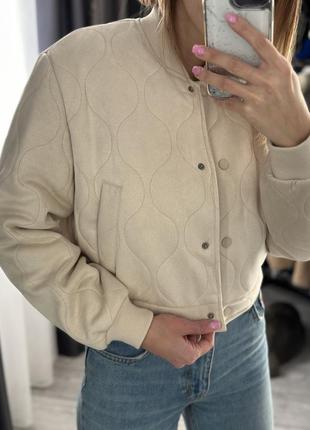 Бомбер жакет zara
