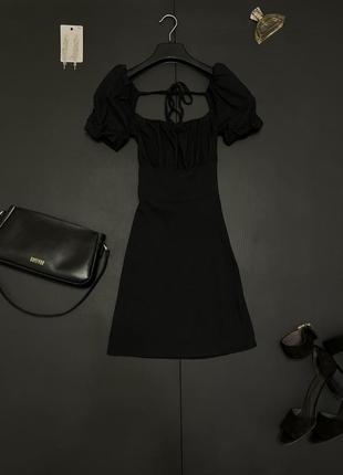 Маленька чорна сукня,з відкритою спинкою,коктейльна або вечірня, little black dress