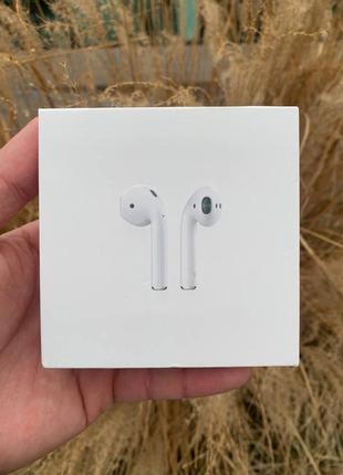 Бездротові навушники apple airpods 2 premium quality original series 1:1 білі