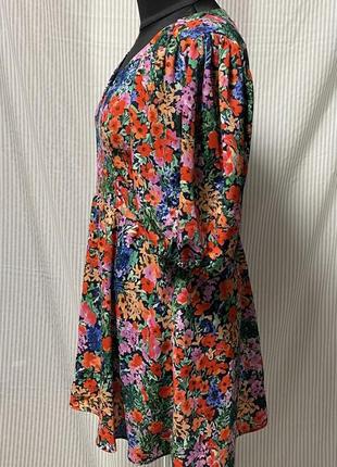 Женское платье в цветочный принт topshop3 фото