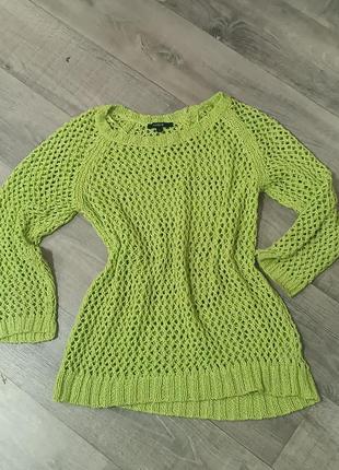 Вязаная туника сетка