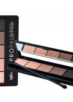 Тіні для повік 5-колірні topface "pro palette eyeshadow" 06