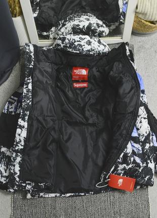 Нова куртка з принтом гір the noth face supreme