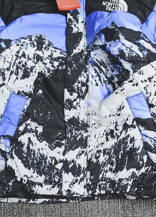 Нова куртка з принтом гір the noth face supreme