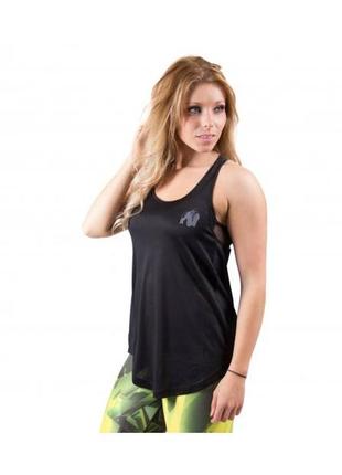 Майка спортивна gorilla wear santa monica tank top black/gray