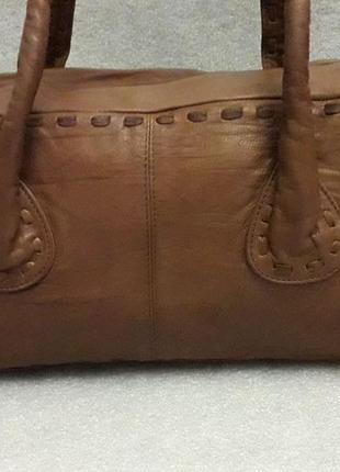 Шикарная  женская кожаная сумка  topshop2 фото