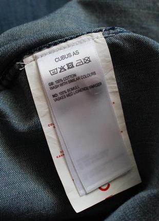 Классная джинсовая рубашка на заклепках с освещениями от cubus5 фото