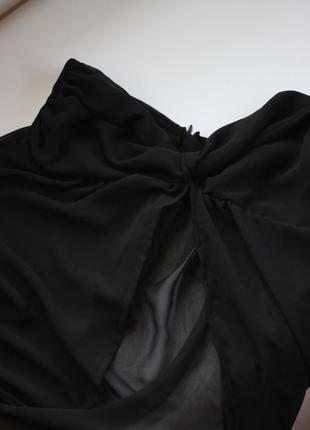 Парео asyou 36 xs s m черное сеточка новое оригинал британия накидка6 фото