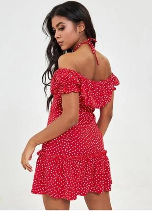 Платье love&amp;live шифоновое красное3 фото