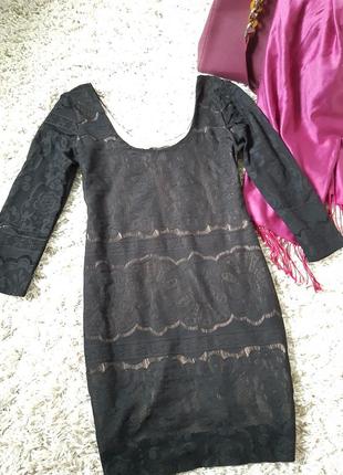 Оригинальное маленькое платье кружево, h&m, p. m6 фото