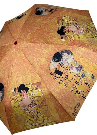 Женский автоматический зонт по мотивам картин климта "золотая адель" на 8 спиц от...
