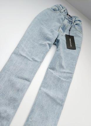 Трендовые прямые джинсы5 фото