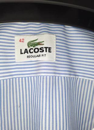 Рубашка мужская lacoste размер xl3 фото