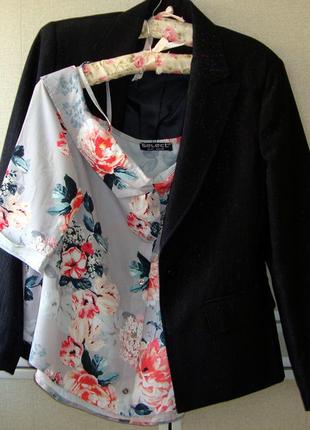 Комплект костюм блуза и жакет