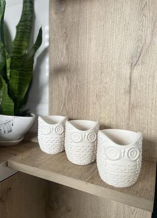 Кашпо «сова» 2